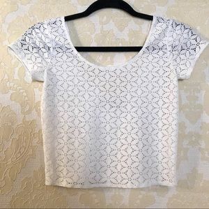 Abercrombie & Fitch lace top - size medium